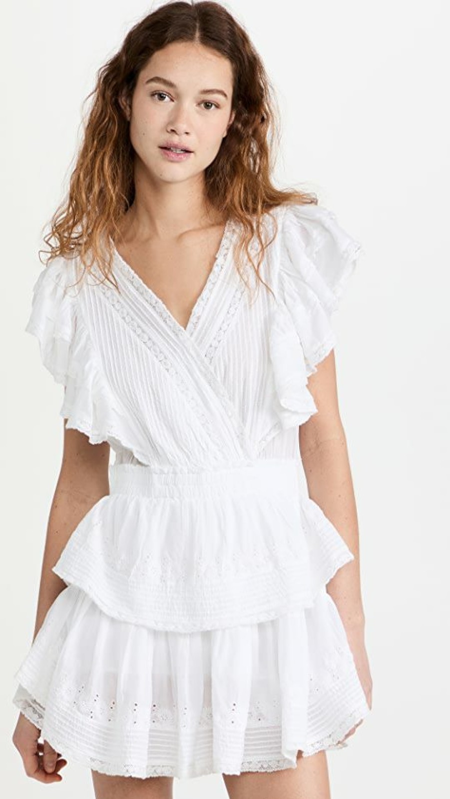 Casual Dresses * | Deals Loveshackfancy Gwen Dress White