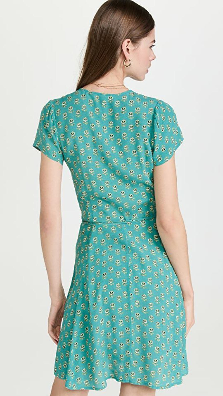 Casual Dresses * | Wholesale Rolla'S Cleo Emmylou Wrap Dress Teal