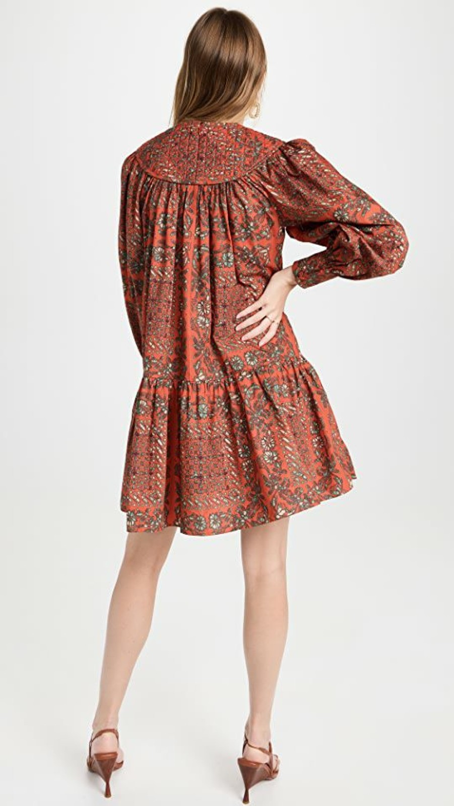 Casual Dresses * | Best Pirce Ulla Johnson Ria Dress Clementine