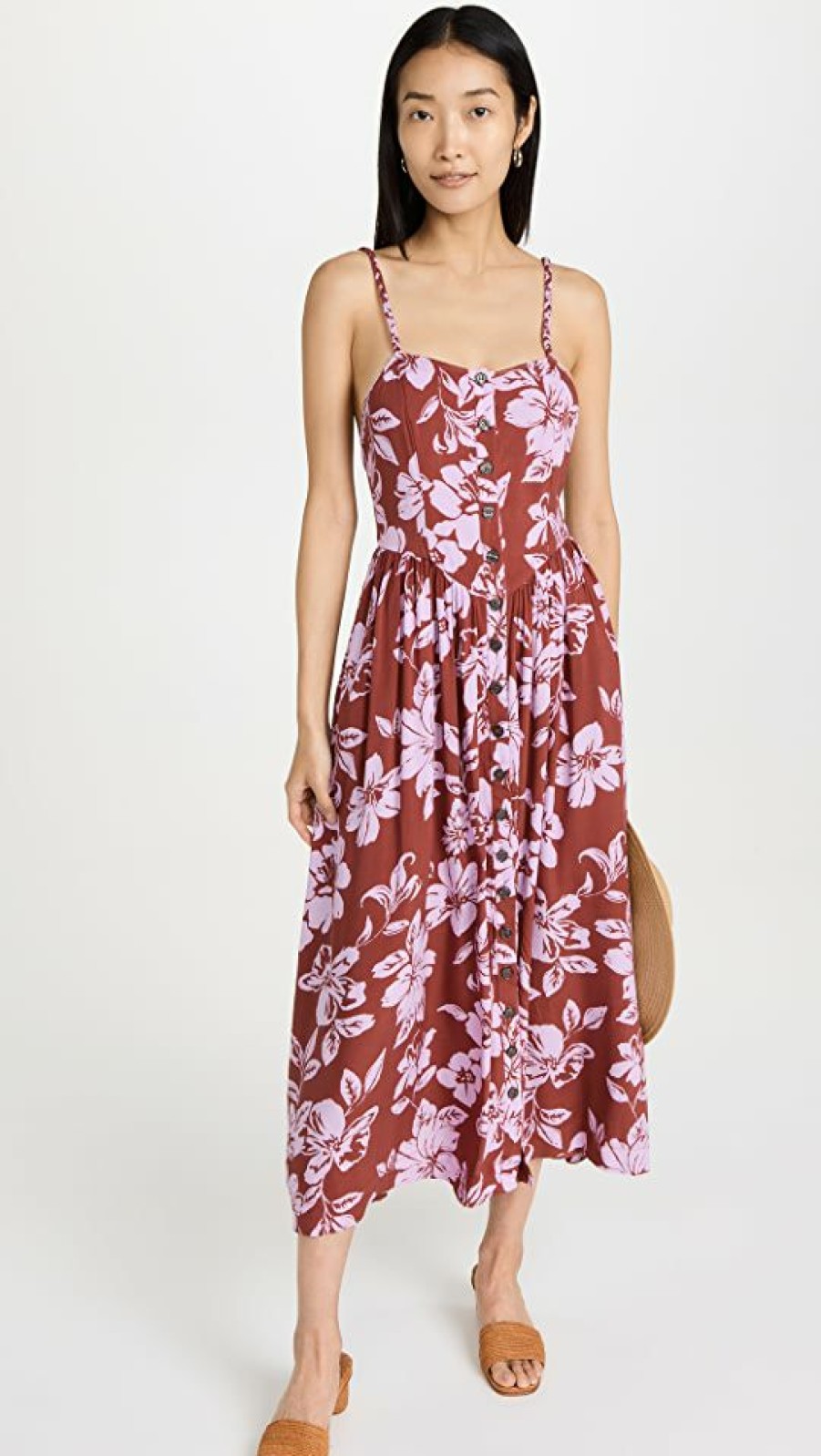 Casual Dresses * | Best Pirce Free People The Perfect Sundress Watermelon