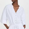 Rompers * | Cheapest Z Supply Zephyr Jersey Romper White