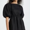 Casual Dresses * | Brand New Mie Mini Gozo Dress Black