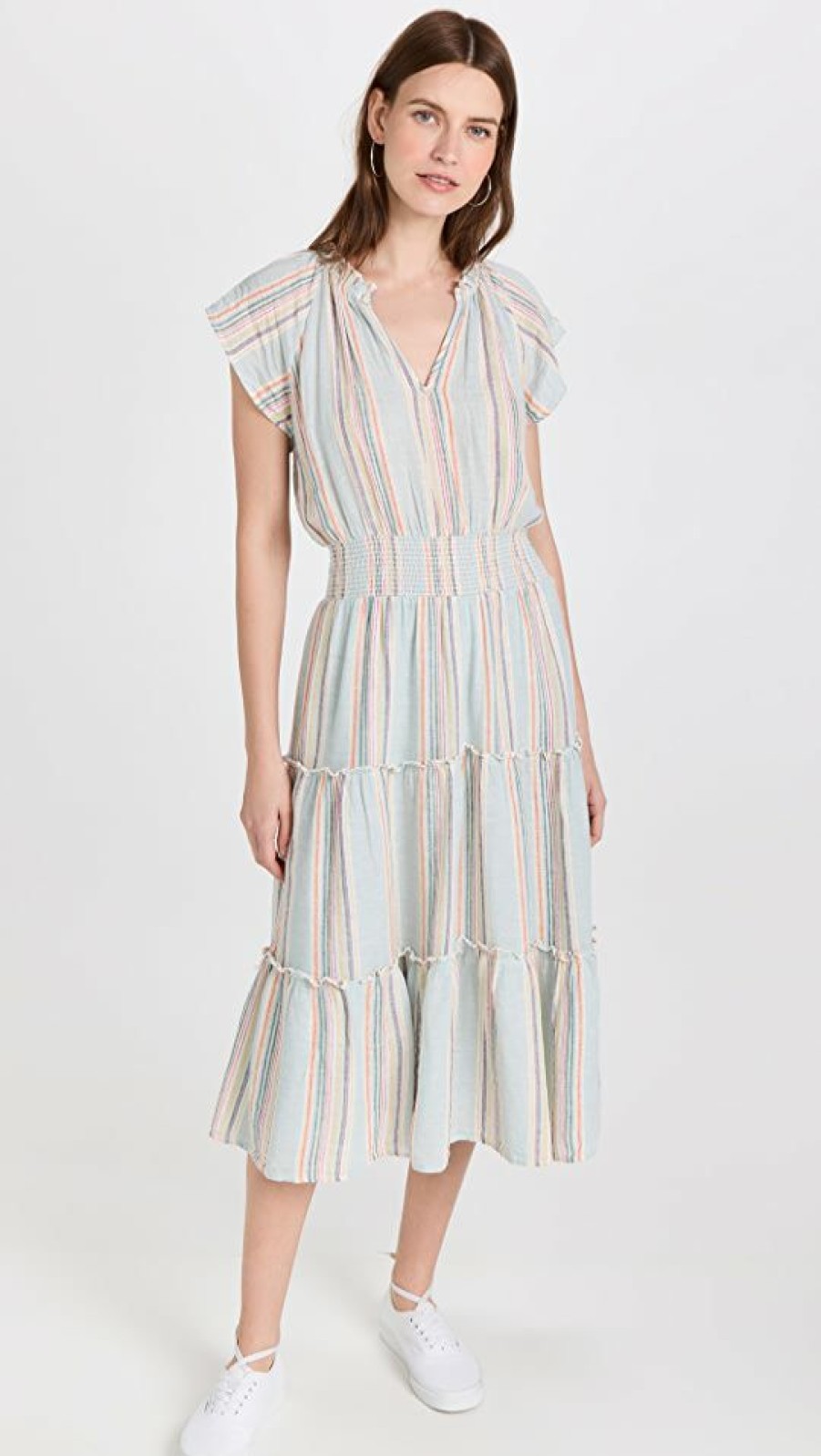 Casual Dresses * | Wholesale Rails Amellia Dress Sag Harbour Stripe