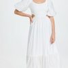 Casual Dresses * | Best Deal Moon River Cutout Dress White