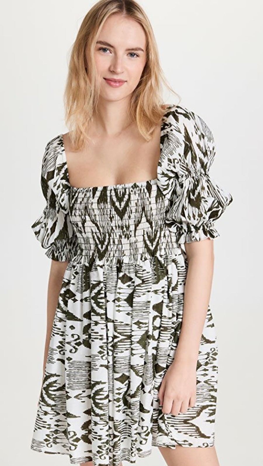 Casual Dresses * | Best Sale Misa Zadie Dress Spring Ikat