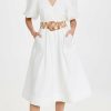 Casual Dresses * | Best Reviews Of Rebecca Vallance Angelo Midi Dress White