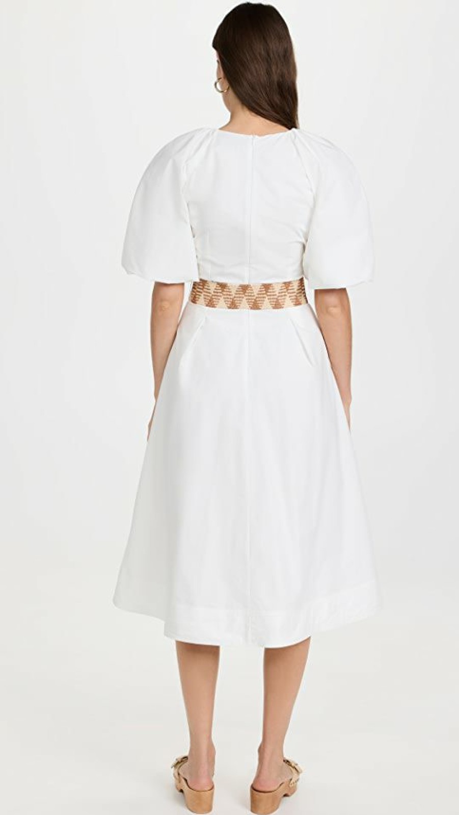 Casual Dresses * | Best Reviews Of Rebecca Vallance Angelo Midi Dress White