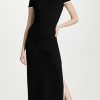 Casual Dresses * | Brand New Staud Limes Dress Black/White