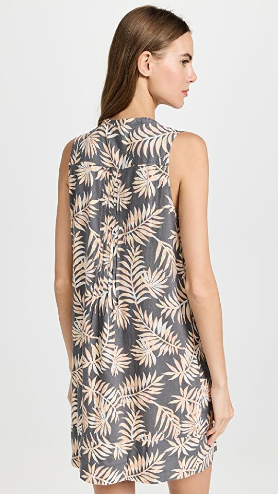 Casual Dresses * | Best Deal Faherty Isha Dress Tropical Palm