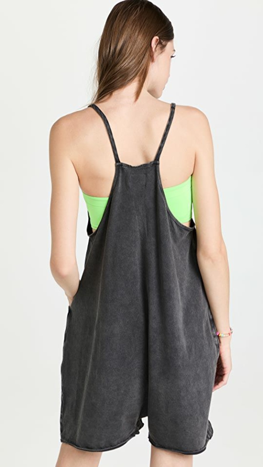 Rompers * | Brand New Fp Movement By Free People Hot Shot Romper Black