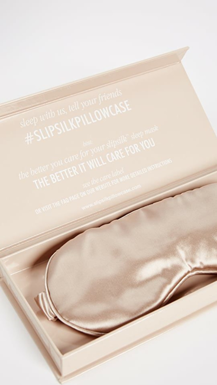 Sleep Masks * | Coupon Slipsilk Pure Silk Sleep Mask Caramel