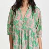 Casual Dresses * | Best Sale Ba&Sh Odeon Robe Dress Vert