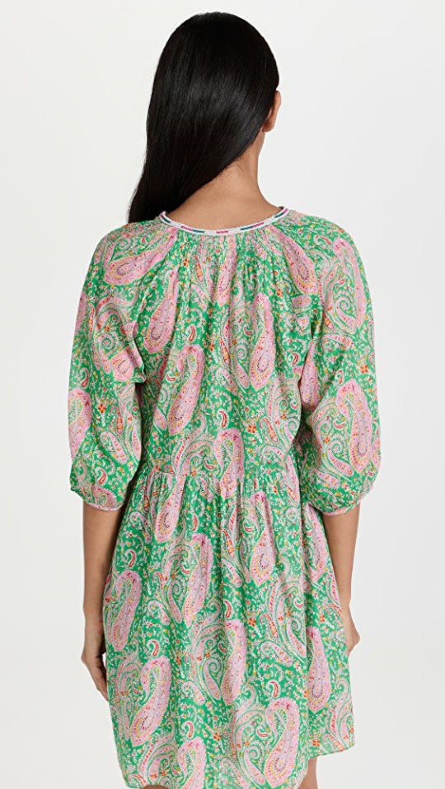 Casual Dresses * | Best Sale Ba&Sh Odeon Robe Dress Vert