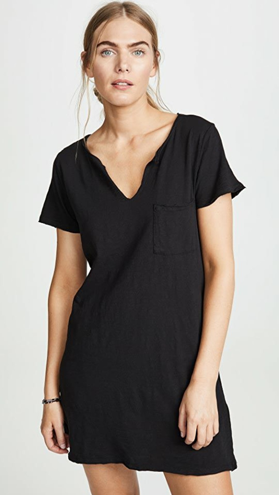 Casual Dresses * | Wholesale Z Supply Paige T-Shirt Dress Black