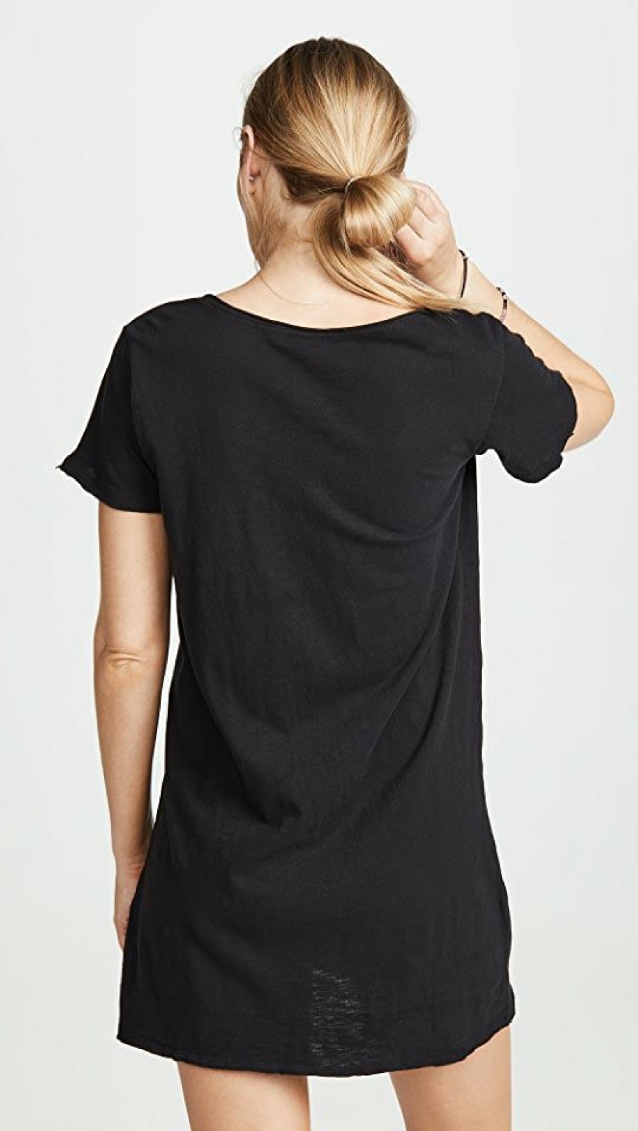 Casual Dresses * | Wholesale Z Supply Paige T-Shirt Dress Black