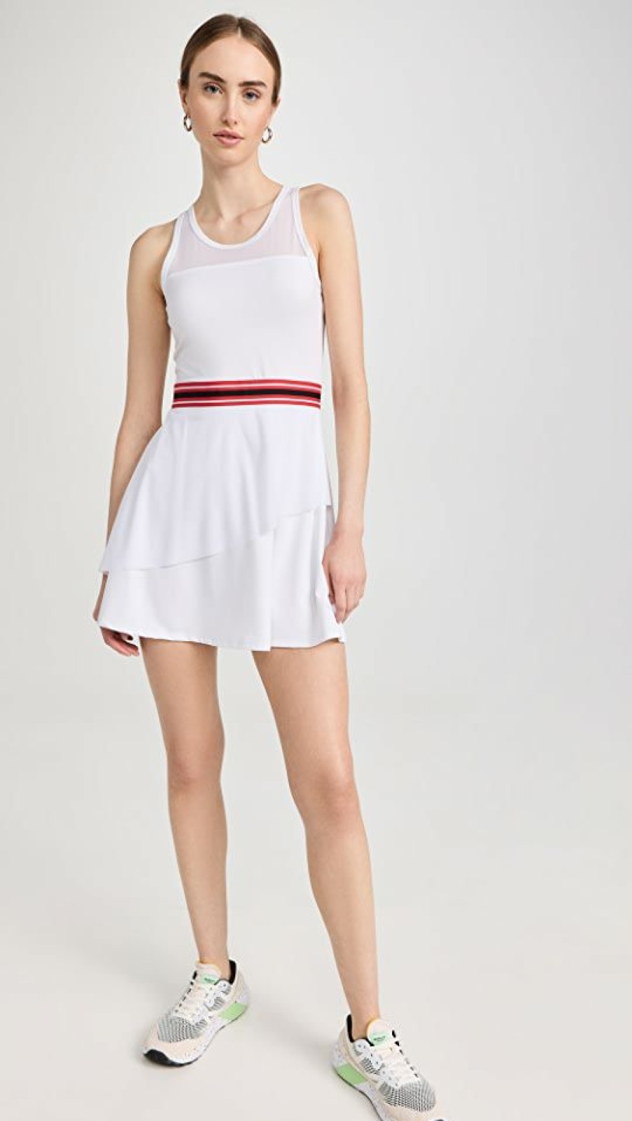 Casual Dresses * | Coupon Eleven By Venus Williams Collegiate Tennis Dress White