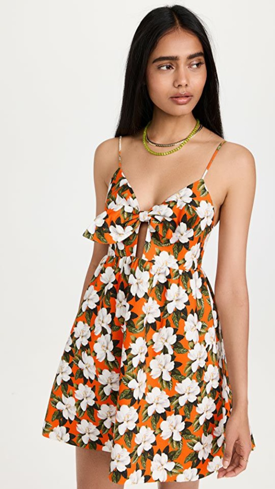 Casual Dresses * | Best Sale Alice + Olivia Melvina Babydoll Dress Blossom