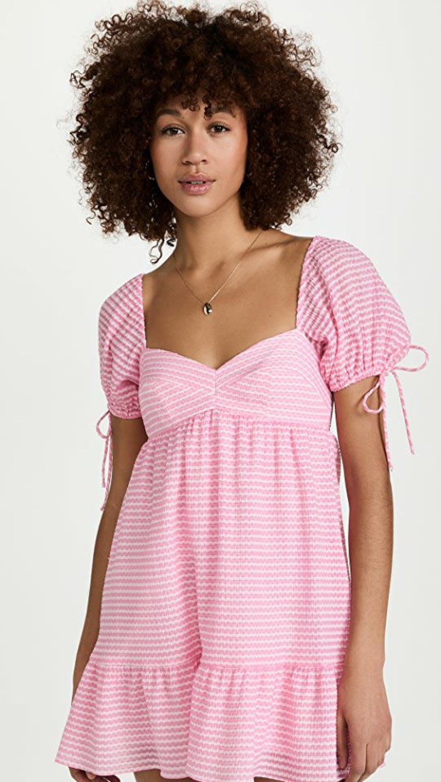 Casual Dresses * | Brand New Amanda Uprichard Sicily Dress Piquette