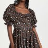 Casual Dresses * | Best Reviews Of Autumn Adeigbo Camille Dress Diamond Print