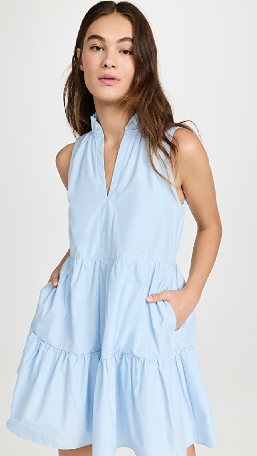 Casual Dresses * | Coupon Amanda Uprichard Connolly Dress Powder Blue