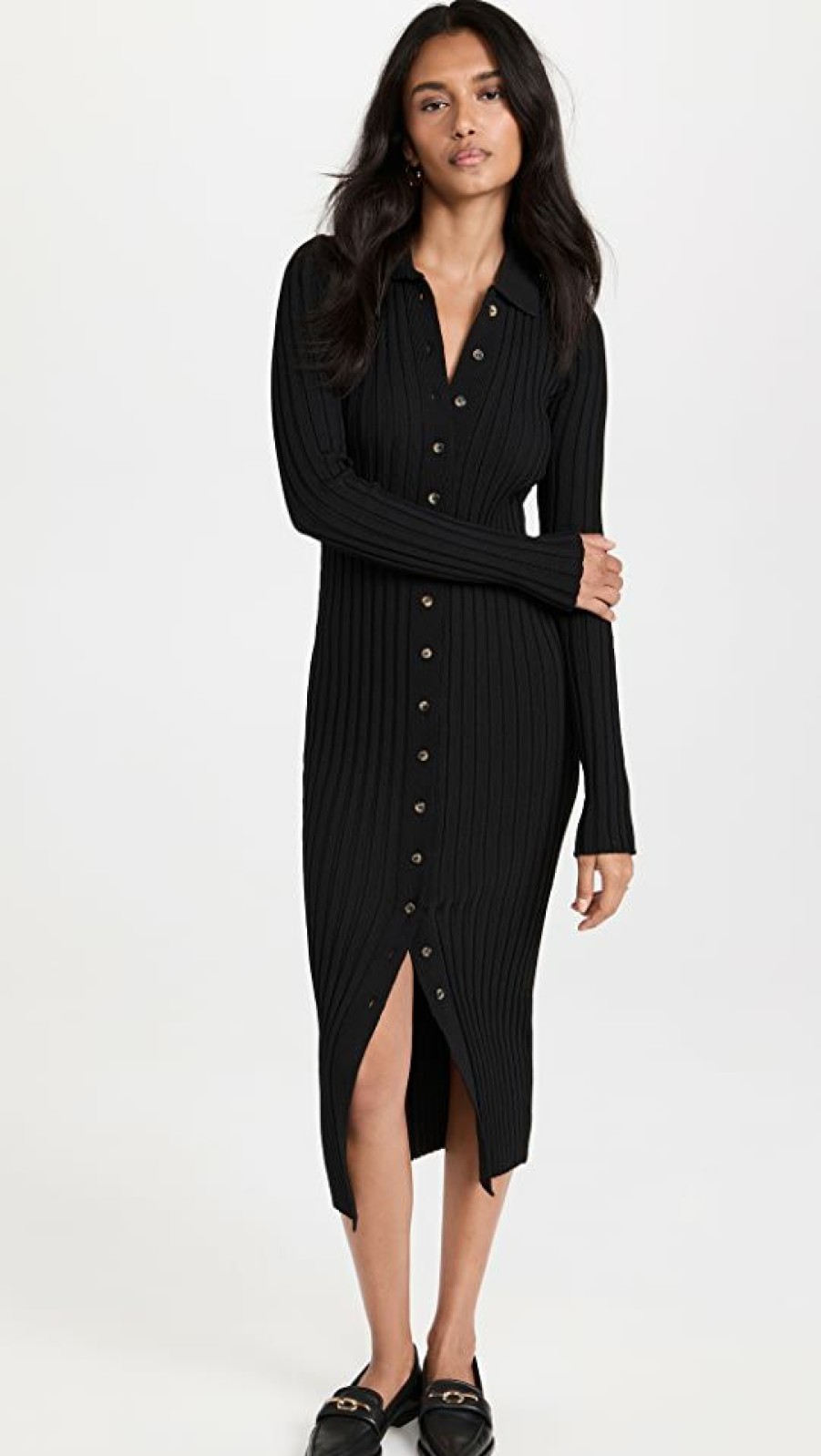 Casual Dresses * | Best Deal Anine Bing Joslyn Dress Black