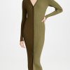 Casual Dresses * | Best Deal Staud Shoko Sweater Avocado/Olive