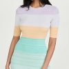 Casual Dresses * | Best Reviews Of Shoshanna Ninah Dress Lilac/Lemon/Green