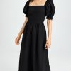 Casual Dresses * | Brand New Charlie Holiday Paris Maxi Dress Black