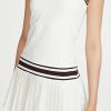 Casual Dresses * | Best Deal Tory Sport Performance V Neck Tennis Dress Snow White