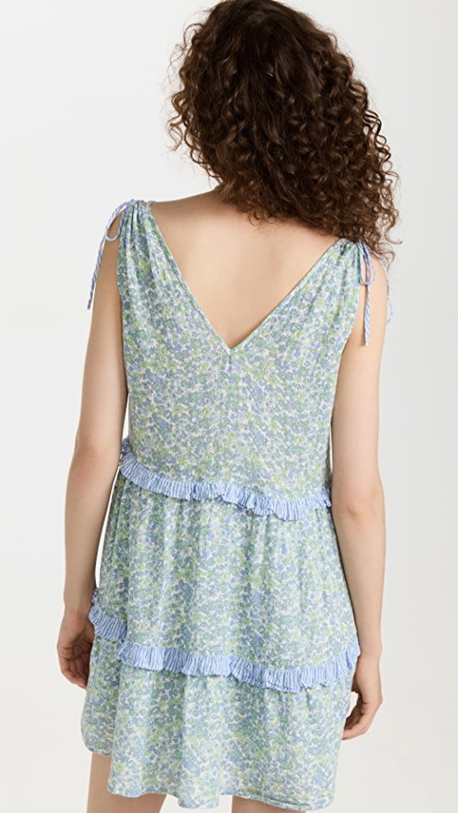 Casual Dresses * | Coupon Rails Janelle Dress Blue Green Wildflower Mix