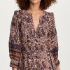 Casual Dresses * | Best Sale Cleobella Reign Mini Dress Laurel Block Print