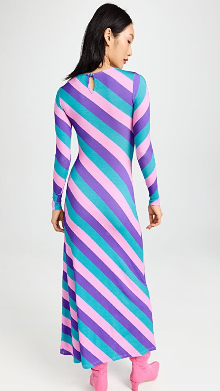 Casual Dresses * | Best Reviews Of Olivia Rubin Rowen Dress Three Color Stripe