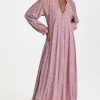 Casual Dresses * | Wholesale Natalie Martin Collection Fiore Maxi Shangri-La Print Orchid