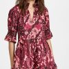 Casual Dresses * | Best Deal Figue Halima Dress Fall Paisley Berry