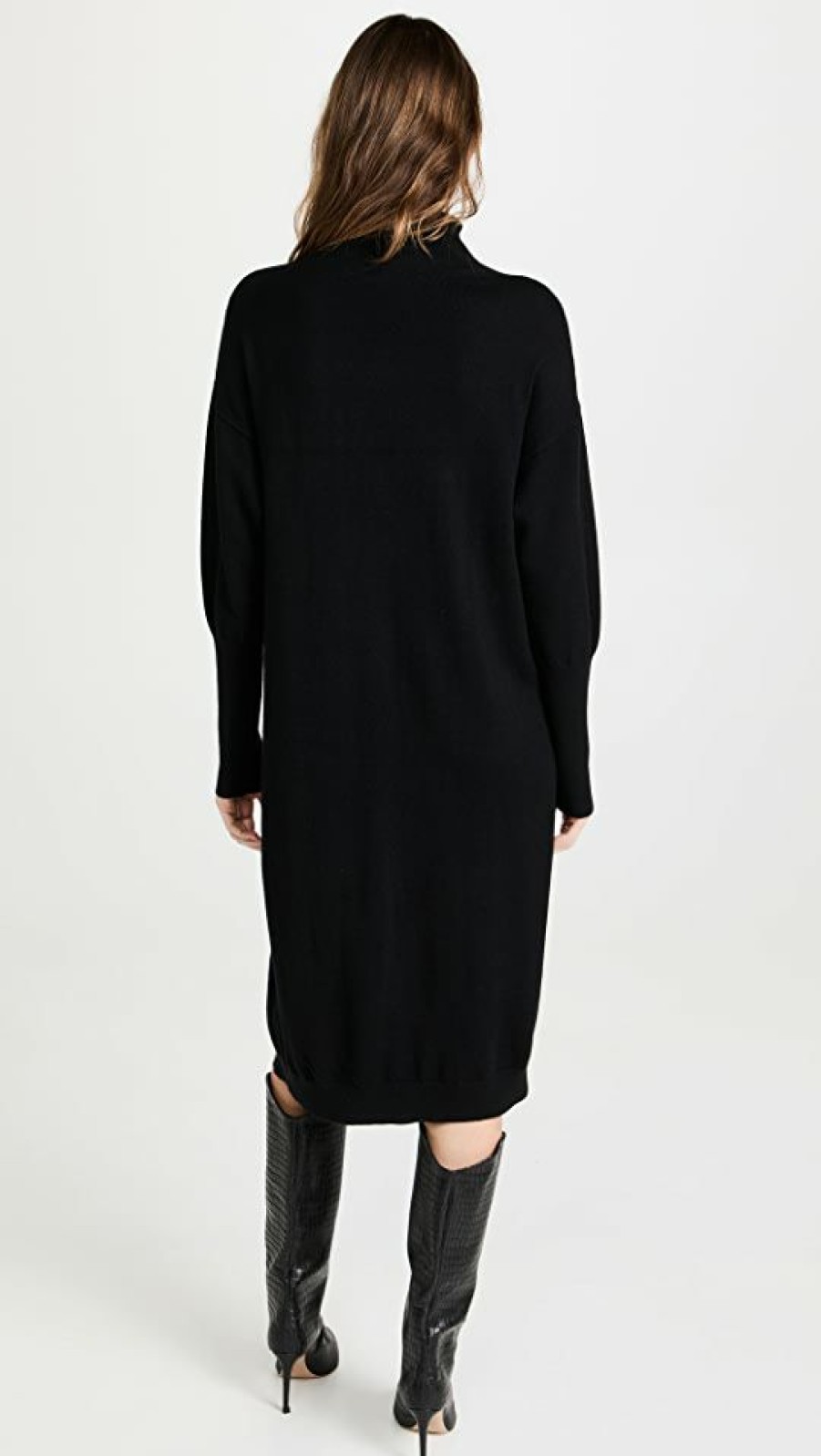 Casual Dresses * | Best Pirce Line & Dot Beverly Sweater Dress Black