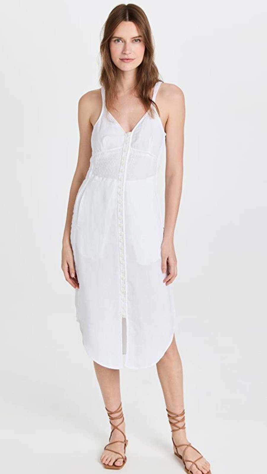 Casual Dresses * | Best Reviews Of Rag & Bone Criseli Dress White