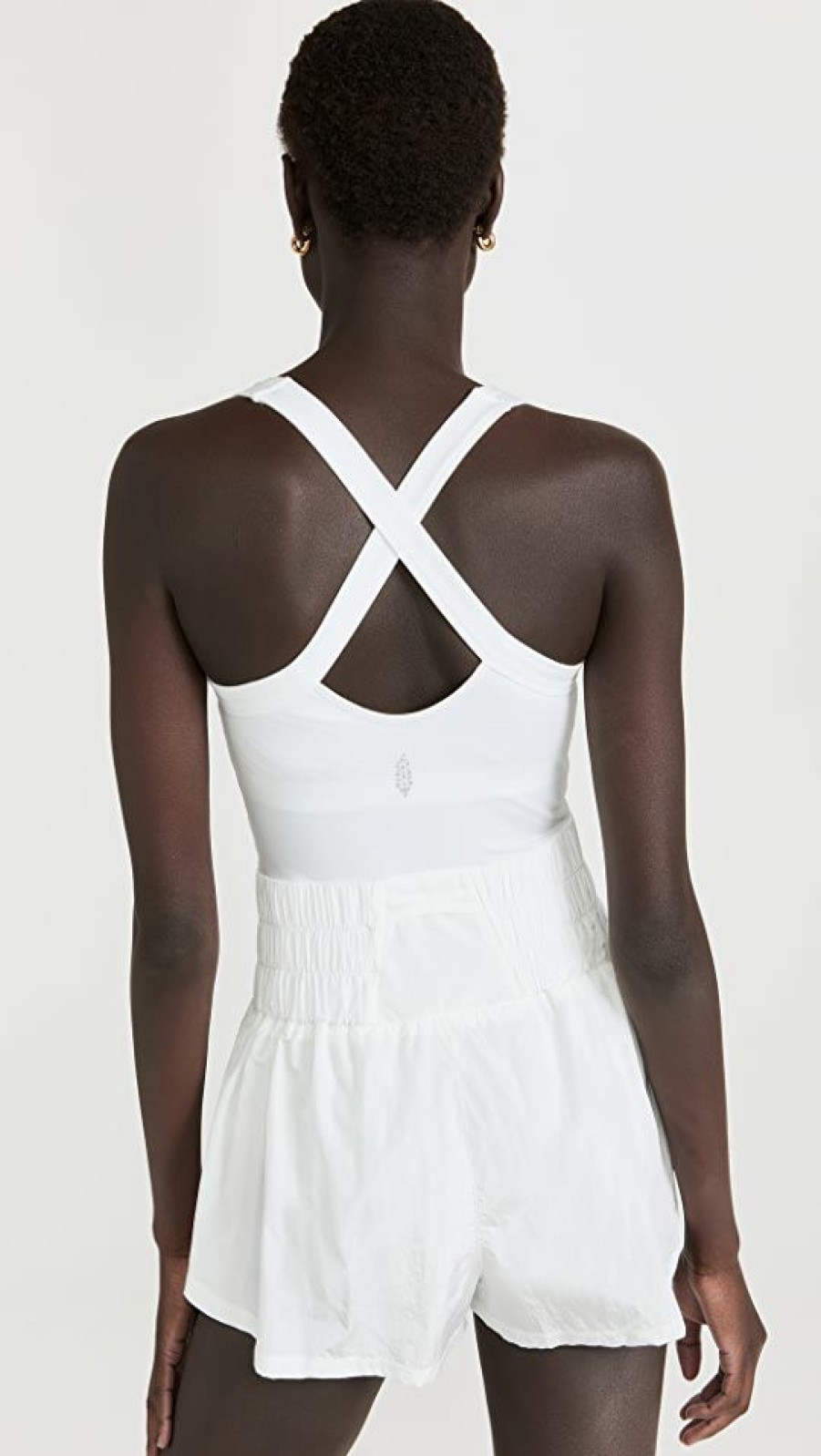 Rompers * | Top 10 Fp Movement By Free People Way Home Skort Romper White