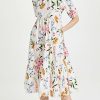 Casual Dresses * | Cheap Generation Love Maria Peony Dress Peony Blossom White