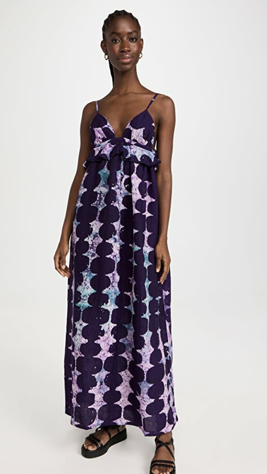 Casual Dresses * | Brand New Mie Gili Dress Purple Print