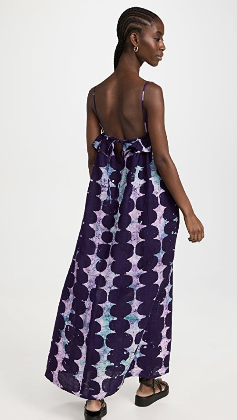 Casual Dresses * | Brand New Mie Gili Dress Purple Print