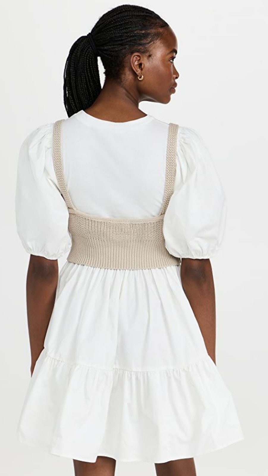 Casual Dresses * | Brand New En Saison Raya Mini Dress Off White