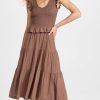 Casual Dresses * | Cheap Nation Ltd Fabienne Fused Ruffle Dress Mojave