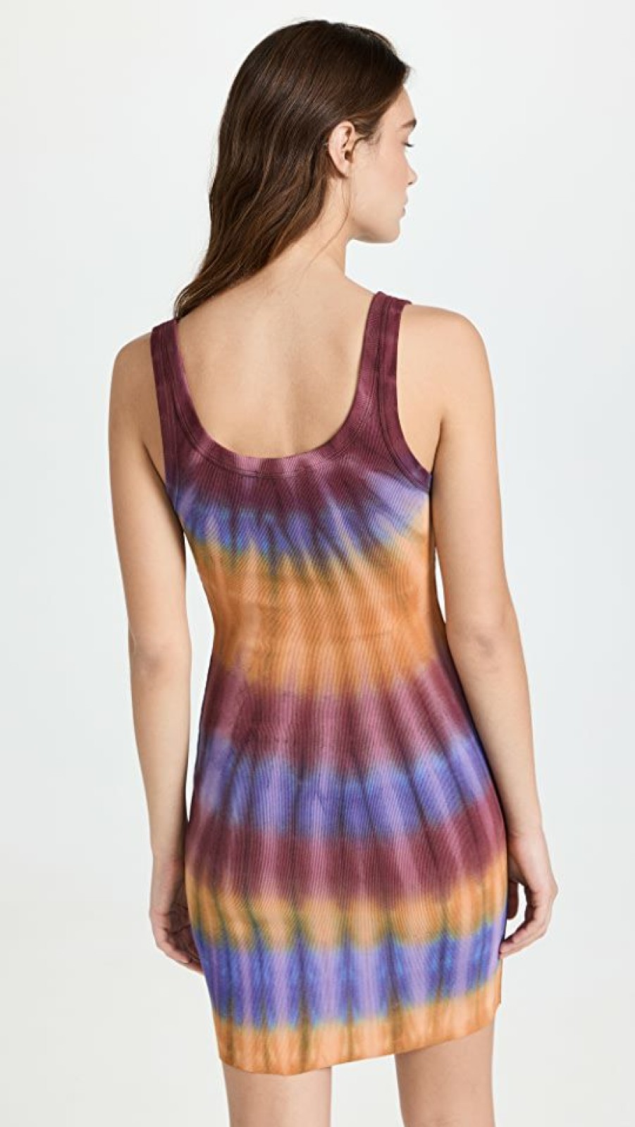 Casual Dresses * | Brand New Cotton Citizen Verona Mini Dress Gem Tie Dye