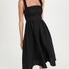 Casual Dresses * | Best Pirce Reformation Tagliette Dress Black