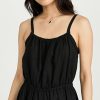 Rompers * | New Suzie Kondi Linen Dassia Romper Coal