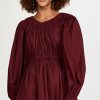 Casual Dresses * | Best Deal Ulla Johnson Martine Dress Bordeaux