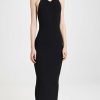 Casual Dresses * | Best Deal Dion Lee Double Rope Knit Dress Black/Navy