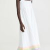 Casual Dresses * | Best Pirce Juliet Dunn Tie Shoulder Dress White/Pastel Rainbow