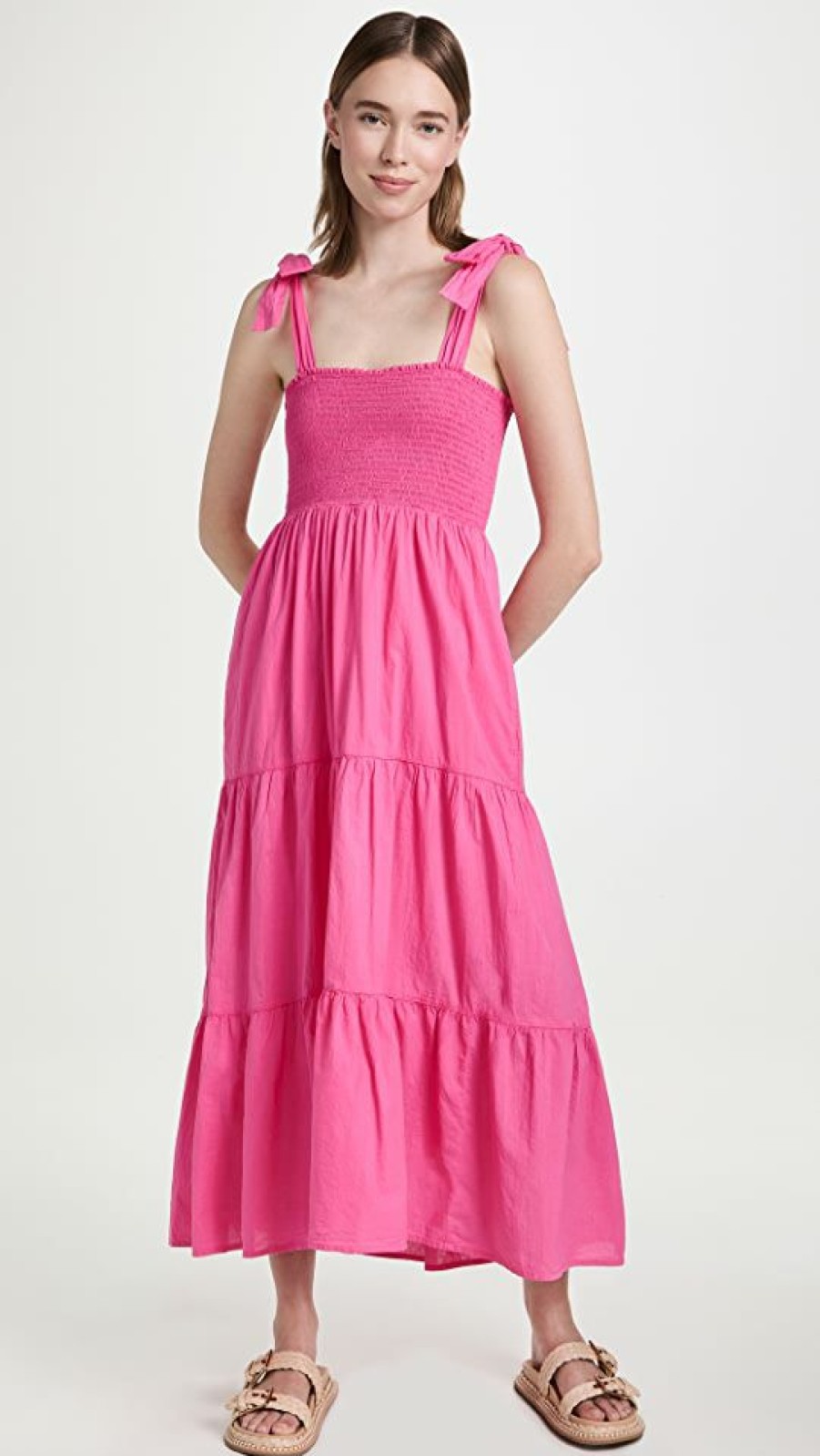 Casual Dresses * | Wholesale Xirena Lorraine Dress Pink