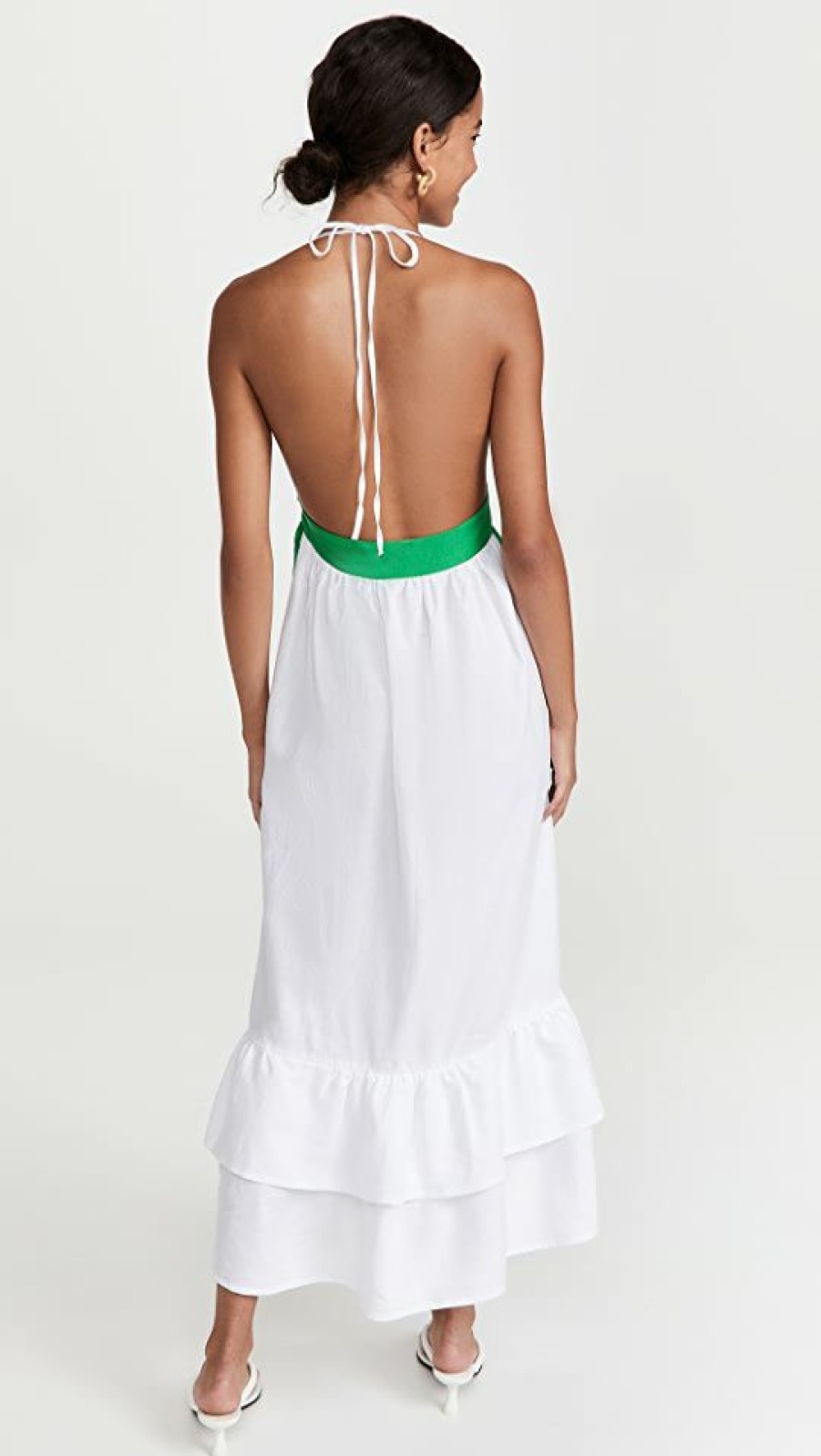 Casual Dresses * | Brand New Fanm Mon Halter Dress White